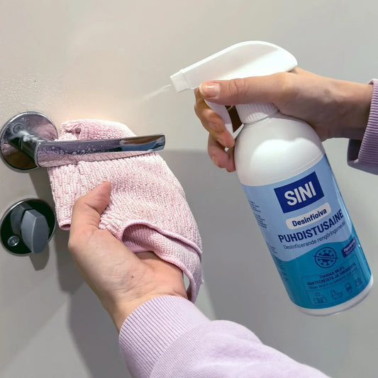 Disinfecting high-touch surfaces during cold and flu season