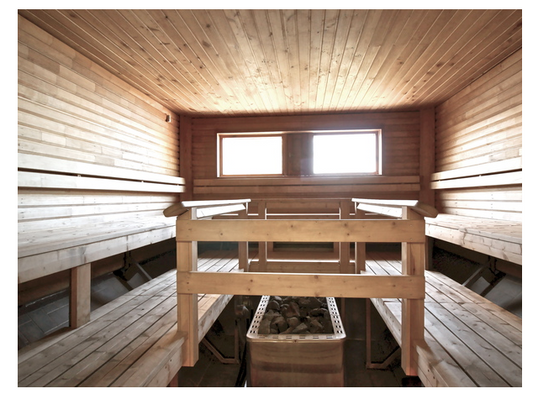 How to clean the sauna