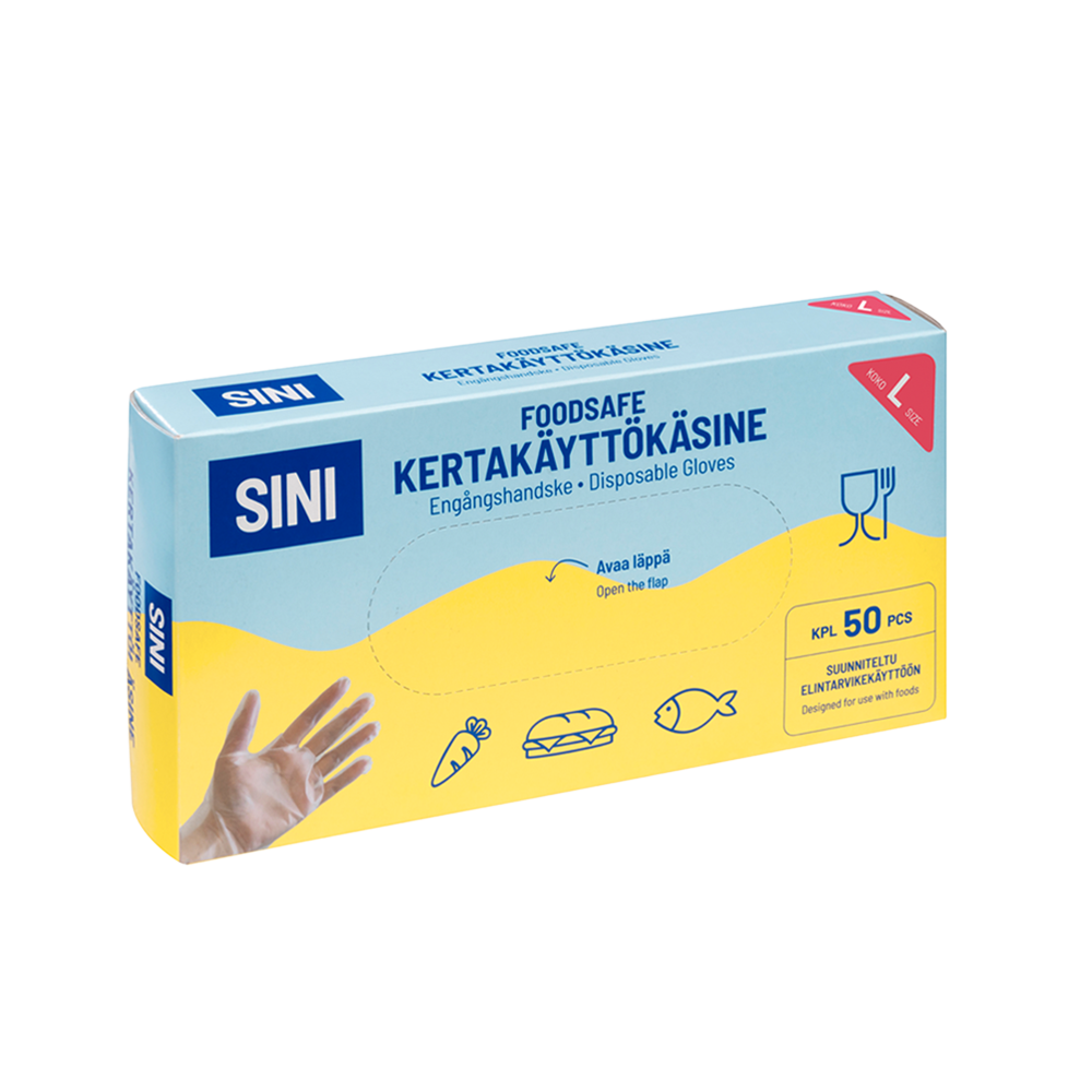 FoodSafe Disposable Gloves, 50 pc