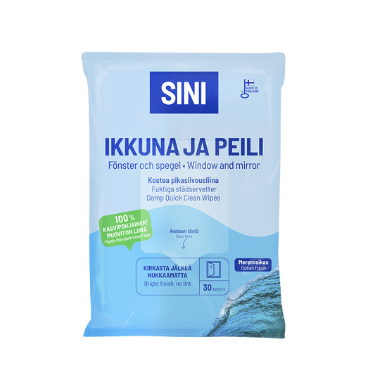 Window and Mirror Quick Clean Wipes 30 pcs