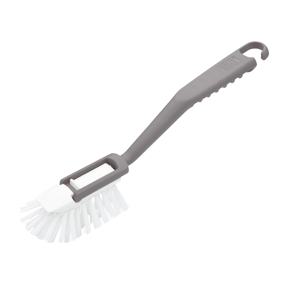 Diskborste med utbytbart borsthuvud