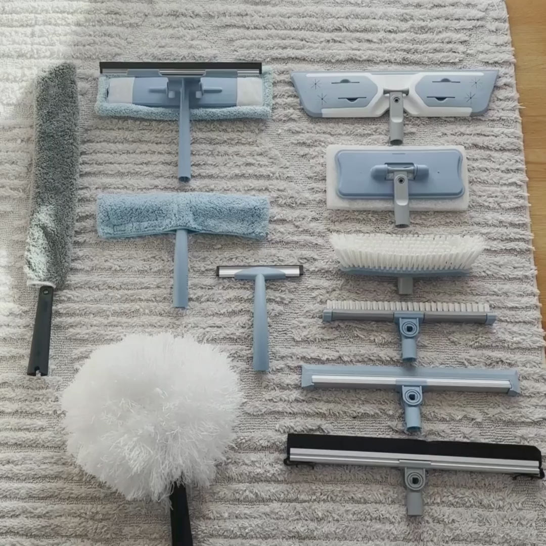 moppi　トライアルセットx4セット SINI | Multipurpose mop set with telescopic shaft – SINI.COM